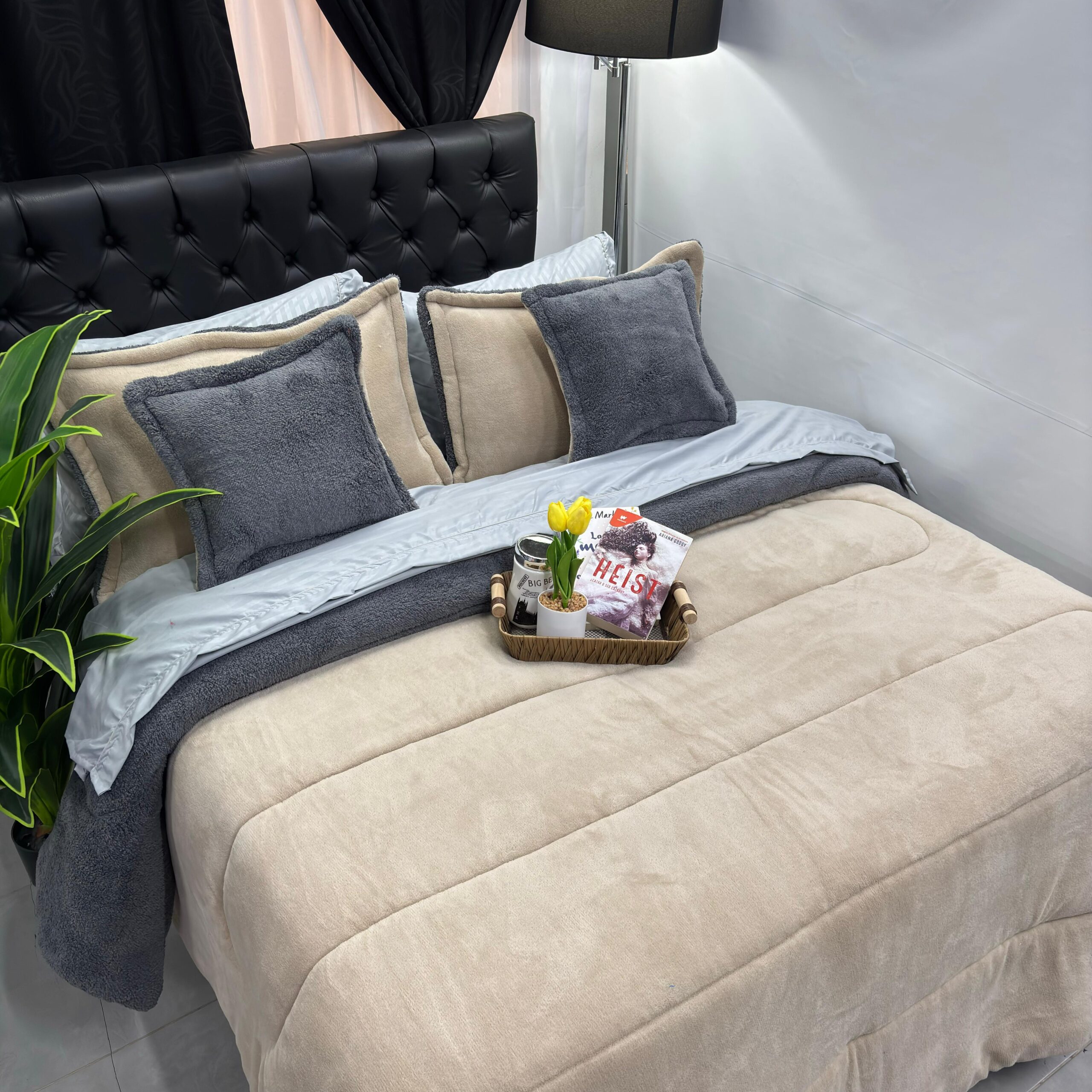 Edredón Berlín Camel - Gris - Image 3