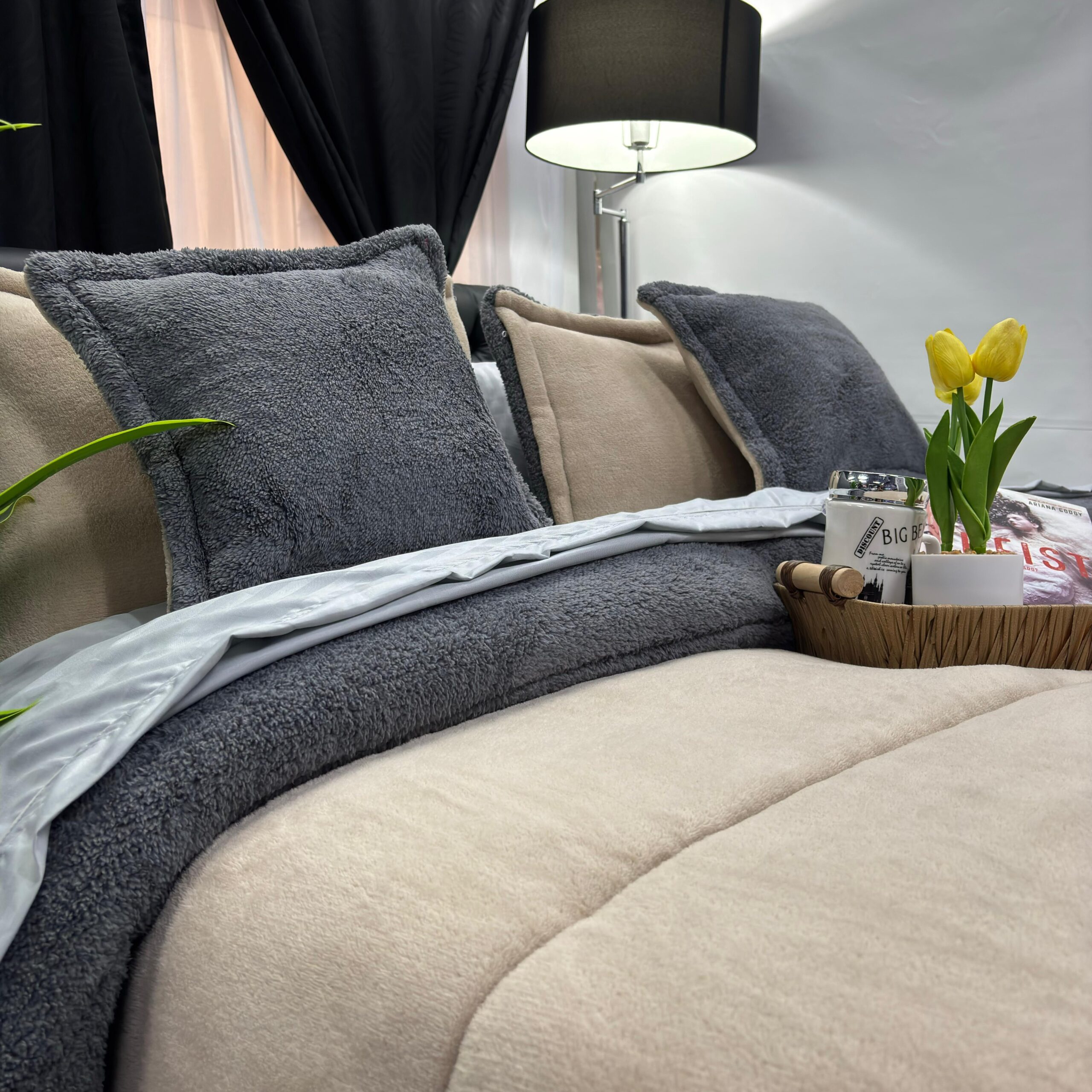 Edredón Berlín Camel - Gris - Image 2