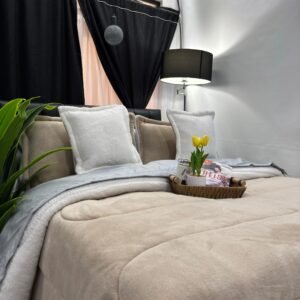 edredon berlin camel -marfil