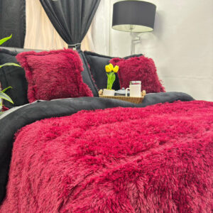 Edredón ártico en felpa con piel de durazno, suave, cálido y acogedor para dormitorio