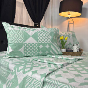 Juego de sábanas estampadas en 144 hilos, suave y resistente, ideal para mejorar el descanso y decorar el dormitorio