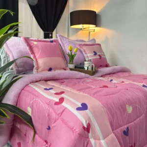 Edredón danés doble faz, suave, ligero y estampado por ambos lados. Ideal para renovar tu habitación con estilo y comodidad