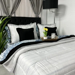 Edredón estampado ovejero para cama doble, suave y acogedor para dormitorio