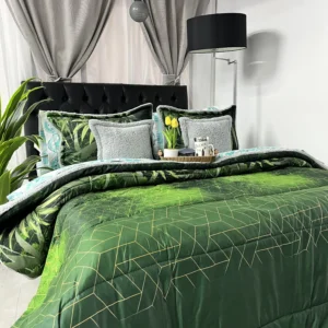 Edredón estampado ovejero para cama doble, suave y acogedor para dormitorio