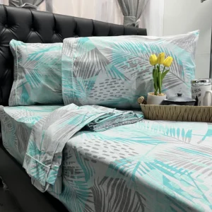 Juego de sábanas de 144 hilos suaves y cómodas para cama, ideales para dormitorio.