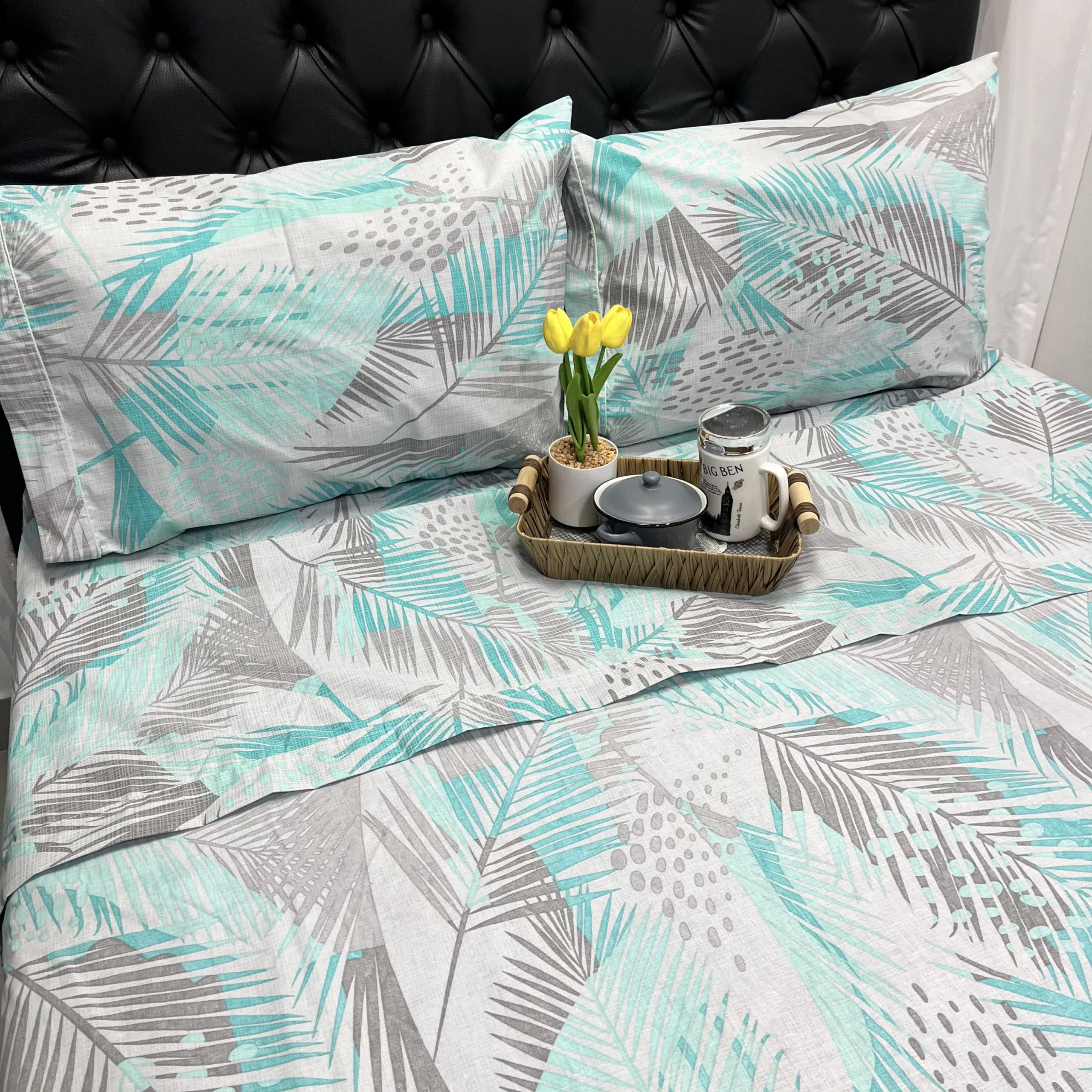 Juego de sábanas de 144 hilos suaves y cómodas para cama, ideales para dormitorio.