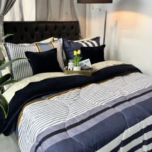 Edredón estampado ovejero para cama doble, cálido, suave y acogedor para dormitorio