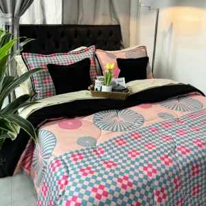 Edredón estampado ovejero para cama doble, cálido, suave y acogedor para dormitorio