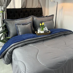 Edredón ovejero unicolor para cama doble, suave, cálido y acogedor para dormitorio