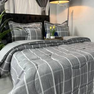 Edredón estampado para cama doble, acolchado y moderno para dormitorio