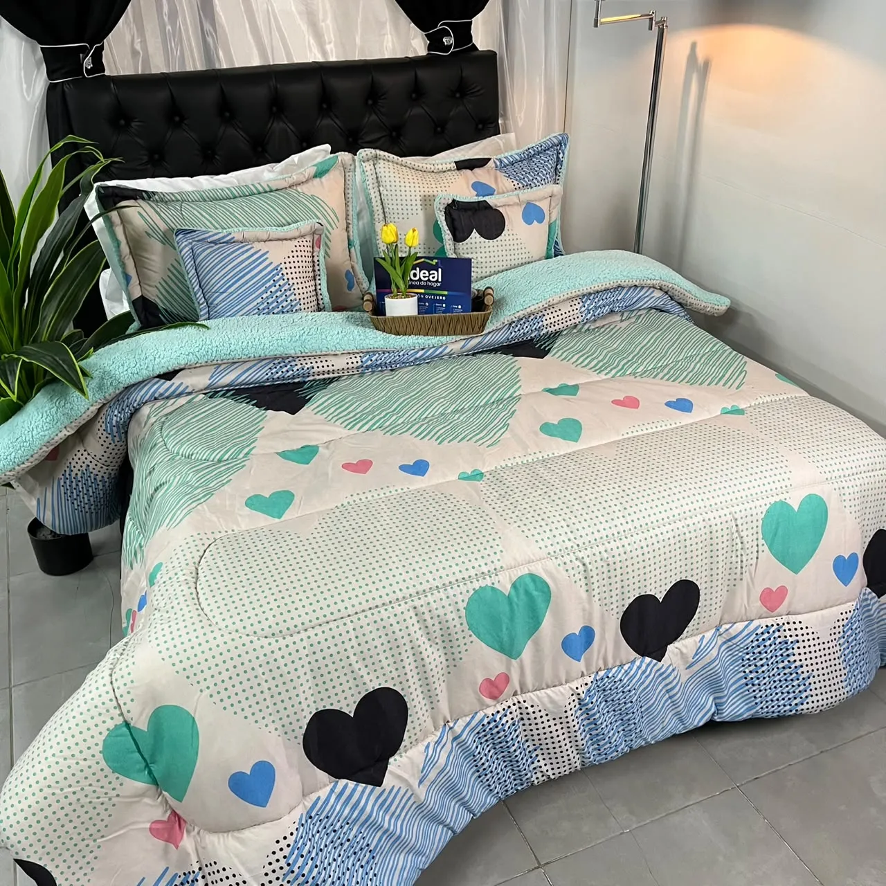 Edredón Térmico Ovejero Estampado – Set de Cama Suave y Cálido