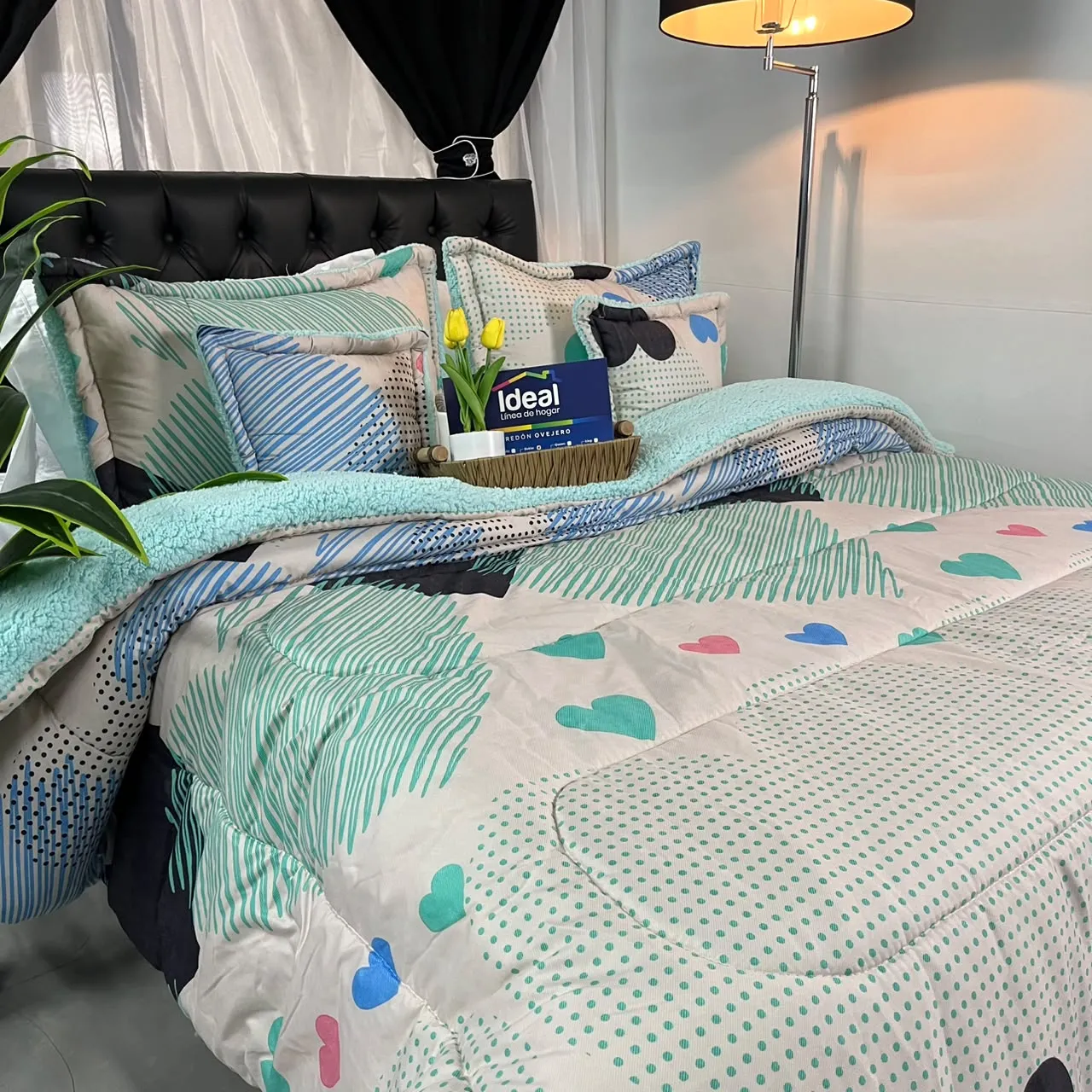Edredón Térmico Ovejero Estampado – Set de Cama Suave y Cálido