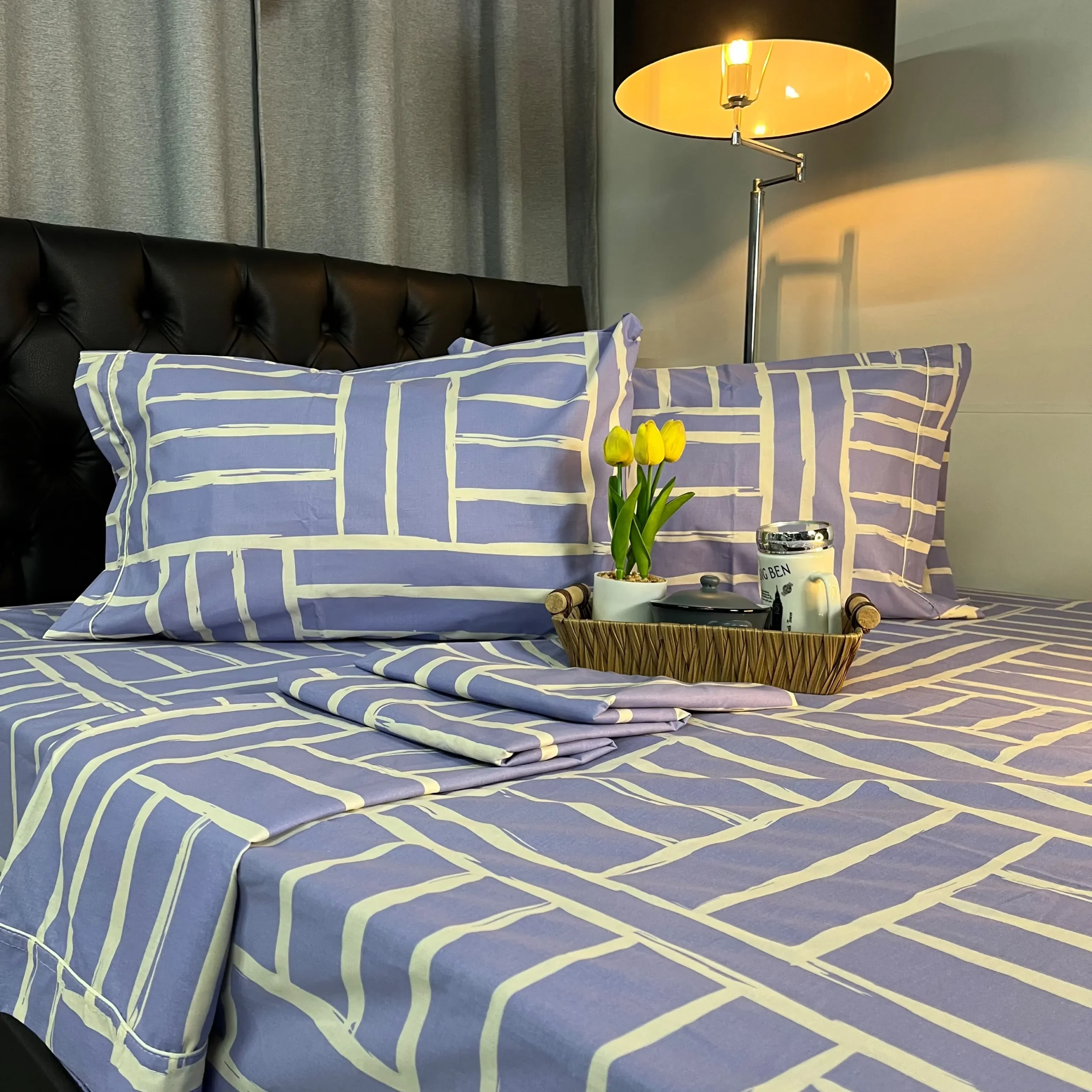 Juego de sábanas de 144 hilos suaves y cómodas para cama, ideales para dormitorio