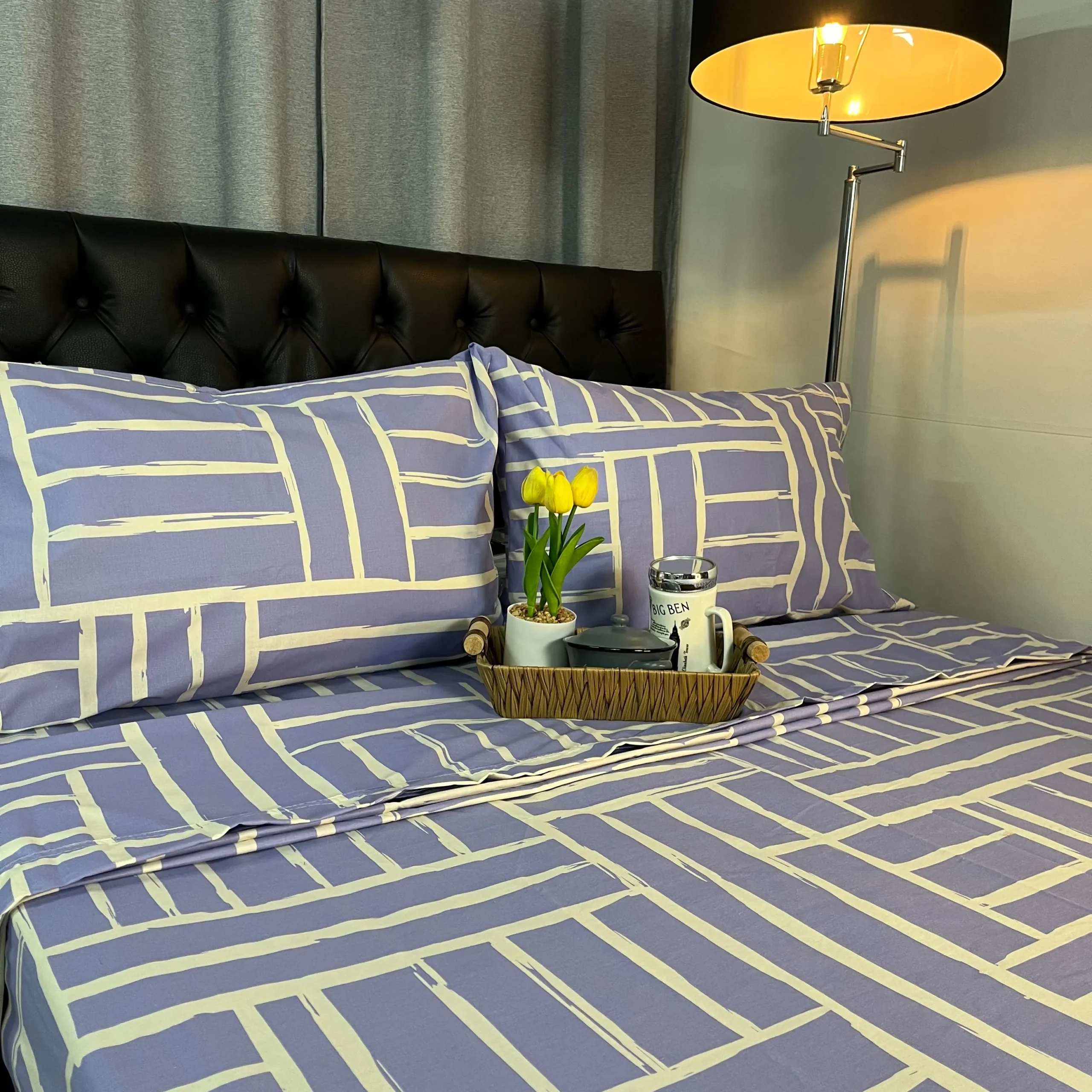 Juego de sábanas de 144 hilos suaves y cómodas para cama, ideales para dormitorio